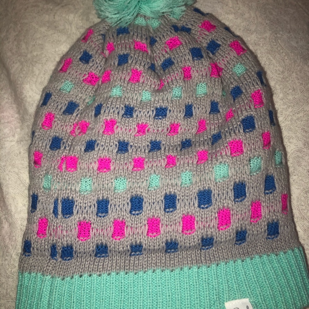 Abstract winter beanie